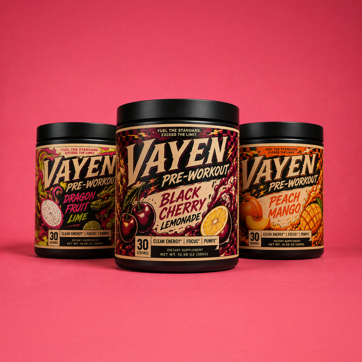 VAYEN Pre-Workout Variety Bundle